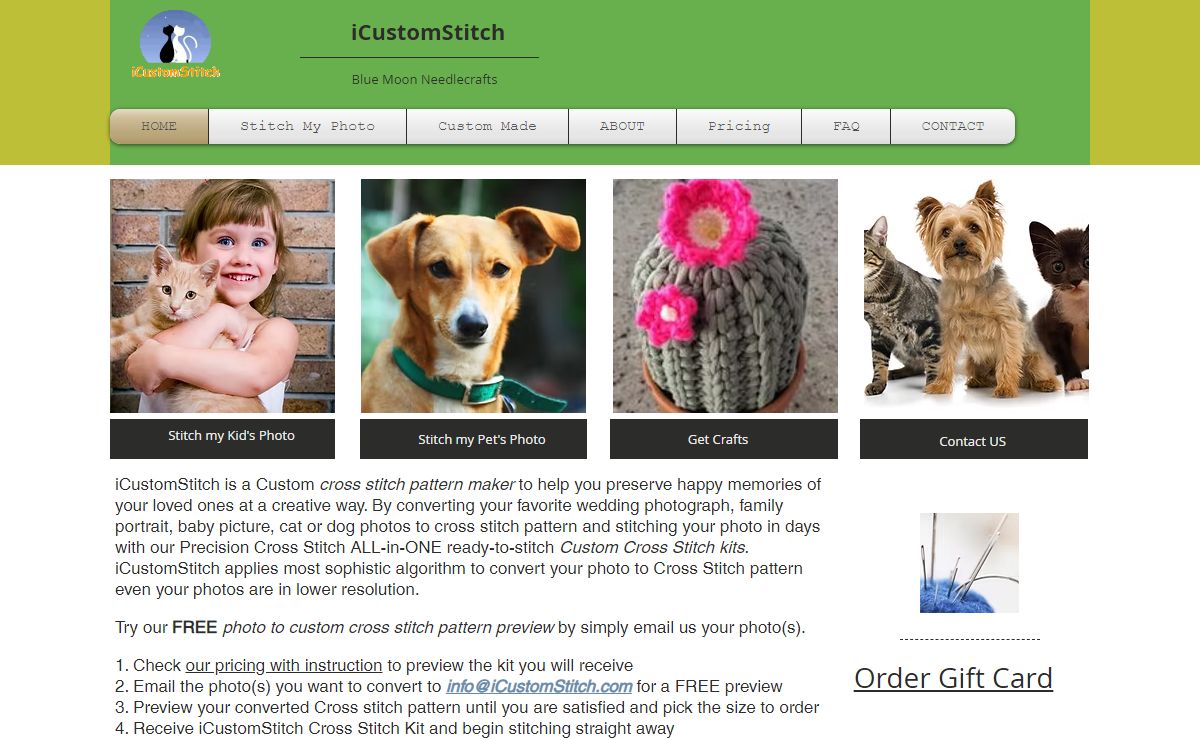 Convert Photo to Cross Stitch Kit Made Easy with iCustomStitch