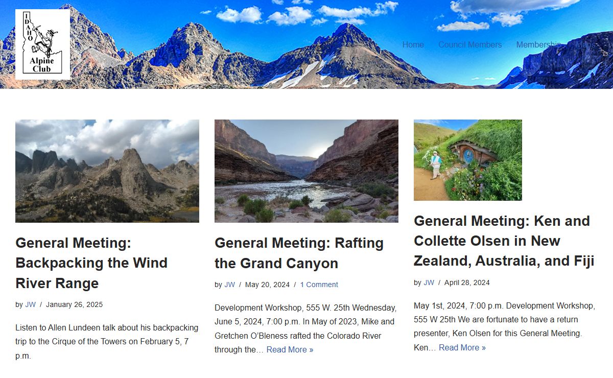Idaho Alpine Club – Your gateway to the great outdoors