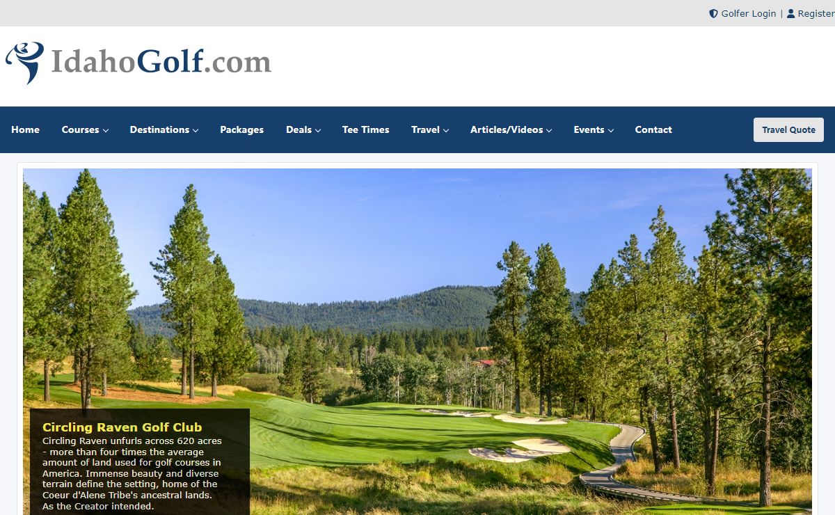 Idaho Golf - Idaho Golf Courses Directory