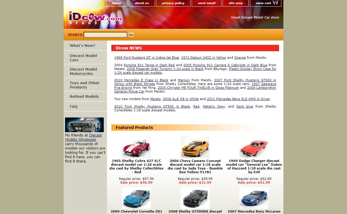 Diecast cars, Model cars - AUTOart, Jada Toys, Hot Wheels, Maisto