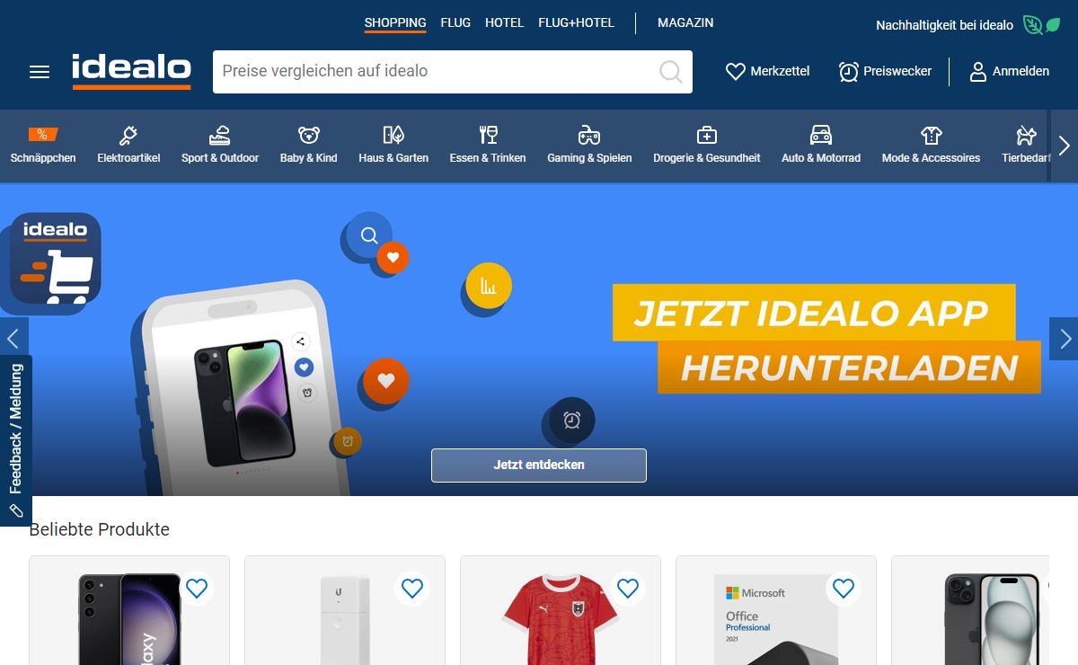 idealo – Österreichs großer Preisvergleich