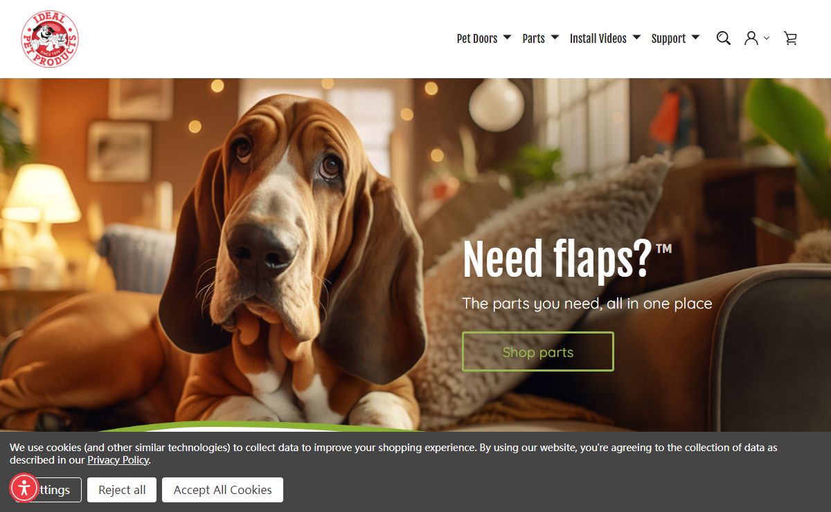 Ideal Pet Products | Dog Doors, Cat Doors, Pet Accessories and Replacement Parts