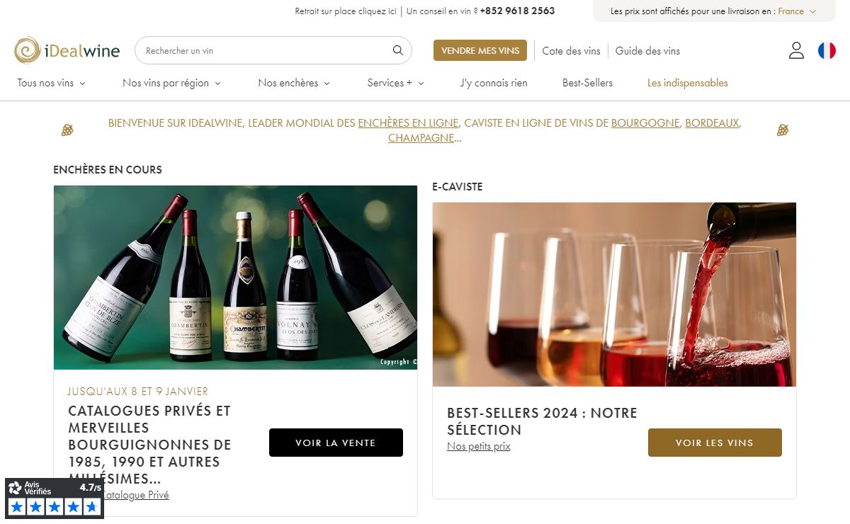 iDealwine - Le site pour acheter, vendre et estimer vos vins