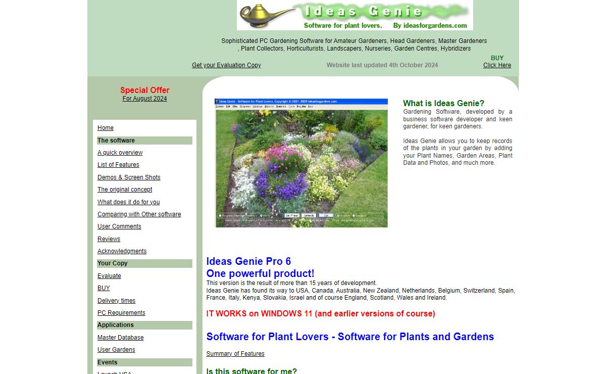 Ideas Genie - Garden Software for Plant Lovers
