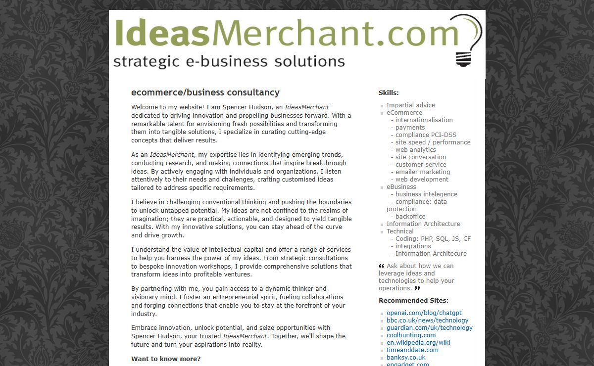 IdeasMerchant.com Ltd - ecommerce business consultancy