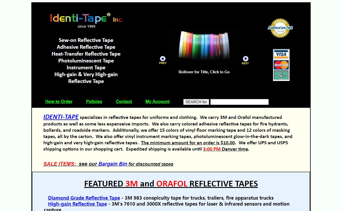 Sew-on Reflective Tape, Conspicuity Tape, Hydrant Tape, High Gain Reflective Tape, SOLAS Reflective Tape, Photoluminescent Tape, Instrument Tape