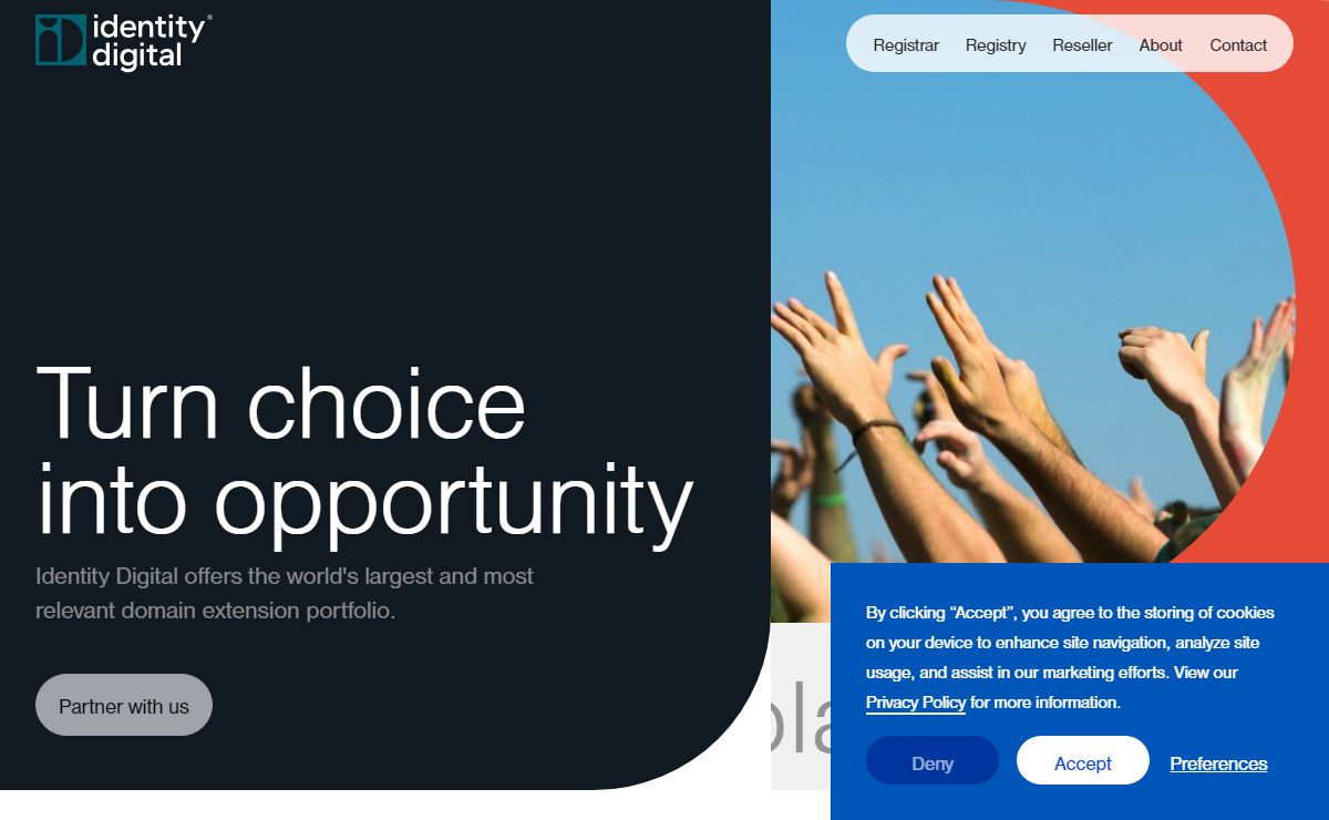 Identity Digital | Create authentic digital identities with the world's largest and most relevant domain extension portfolio.