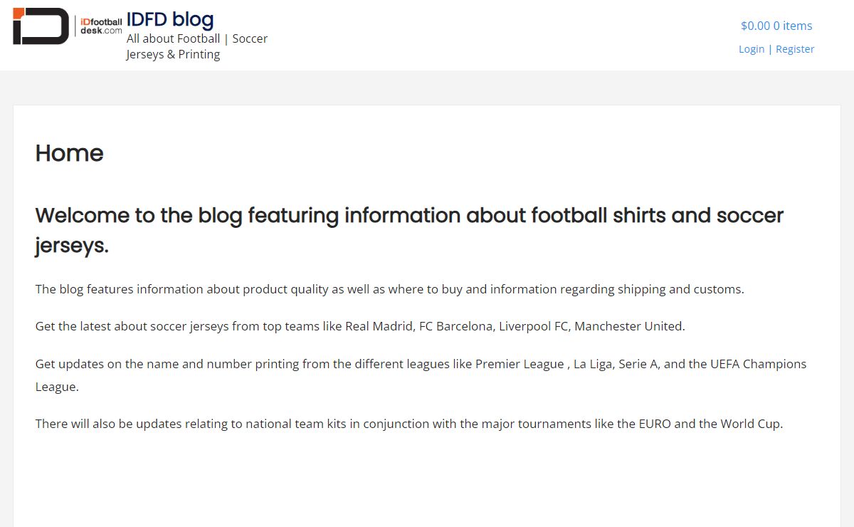 IDFD blog – All about Football | Soccer Jerseys & Printing