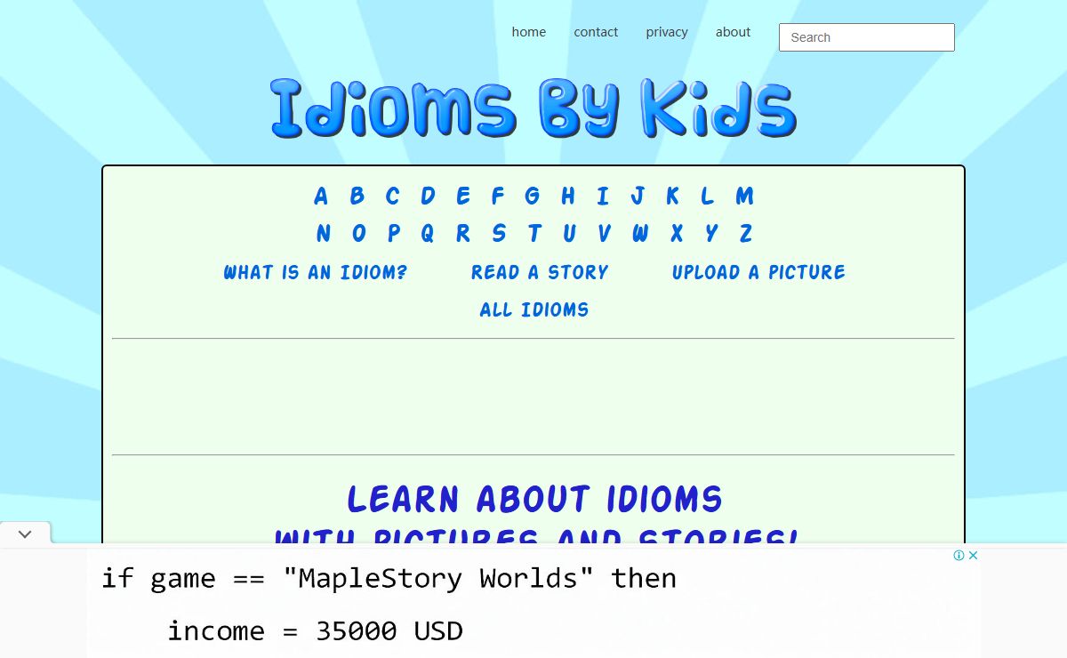 Idioms By Kids