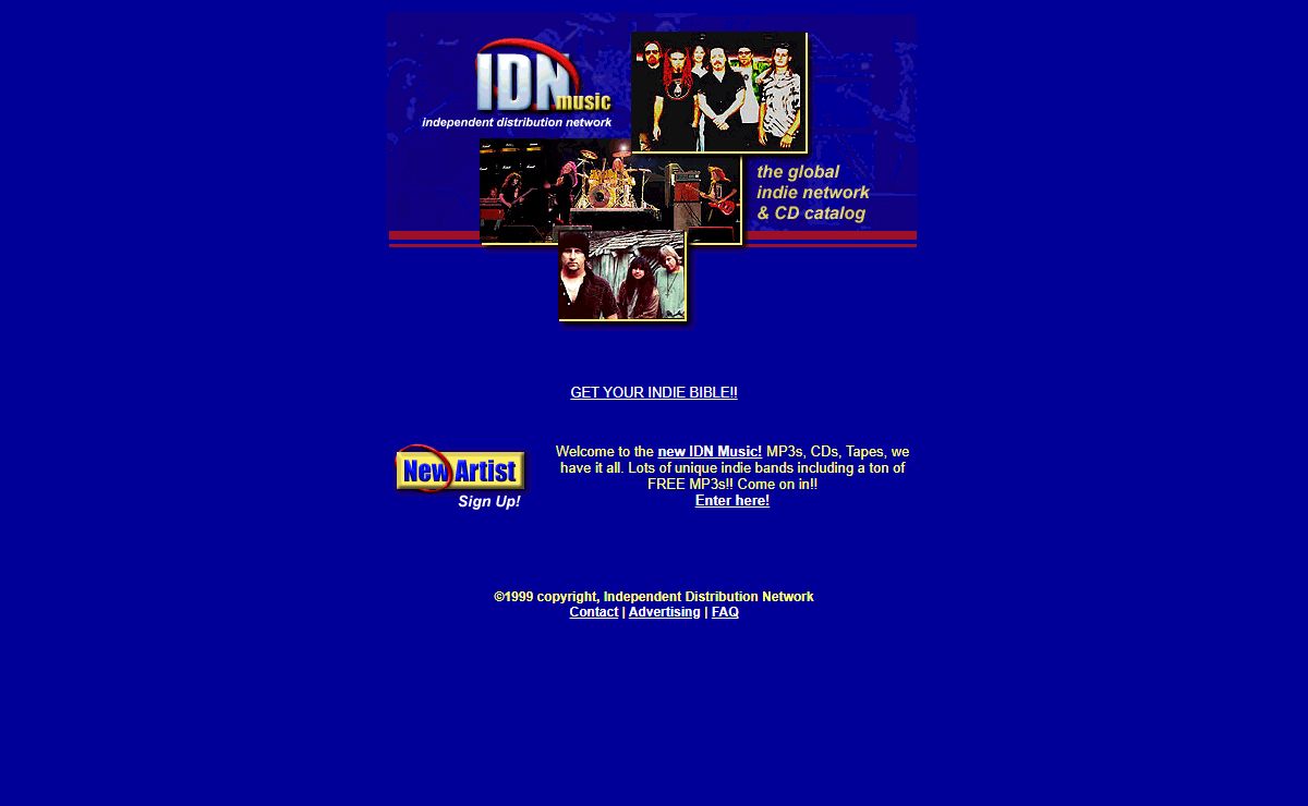 IDN Indie music: MP3, CD, Tape Catalog and Promotional Web Platform