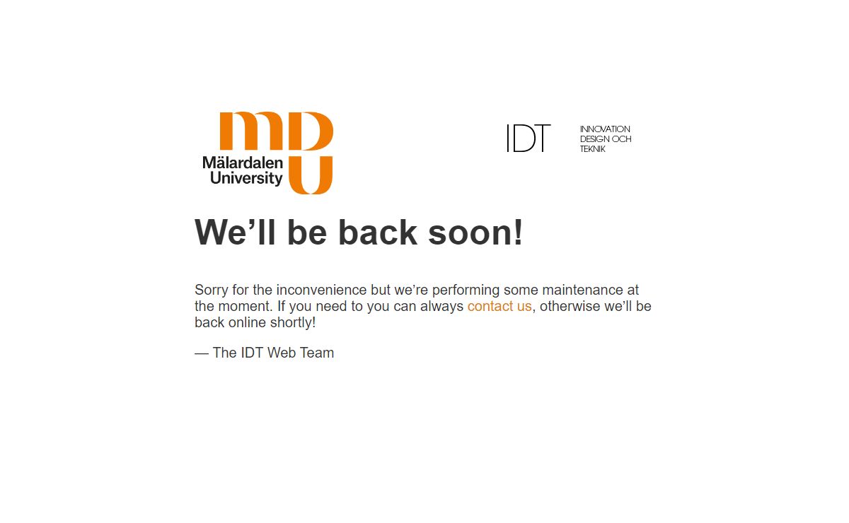 Site Maintenance