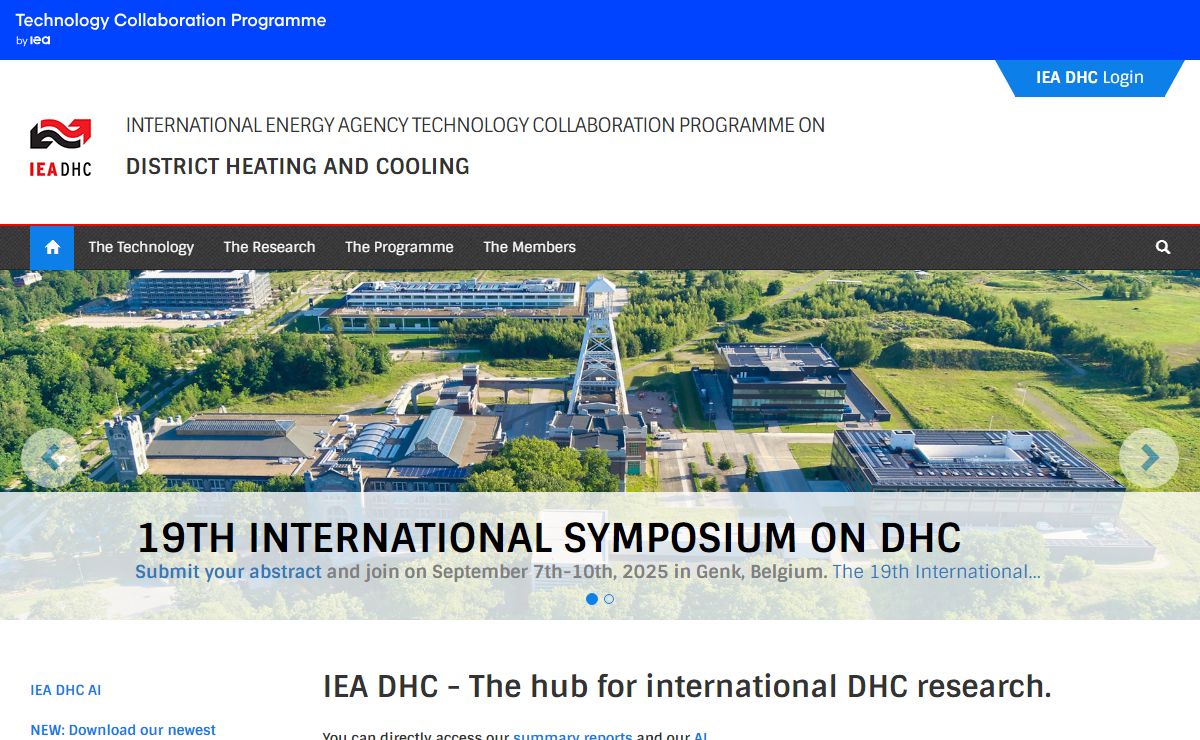 IEA District Heating and Cooling