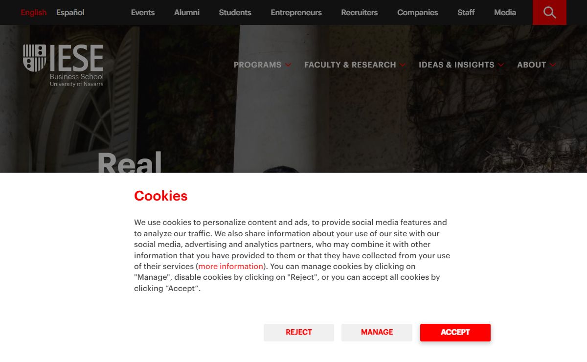 IESE Business School: World Leader in MBAs & Executive Education