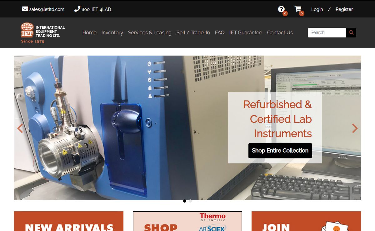 International Equipment Trading Ltd - Refurbished Analytical Laboratory Equipment