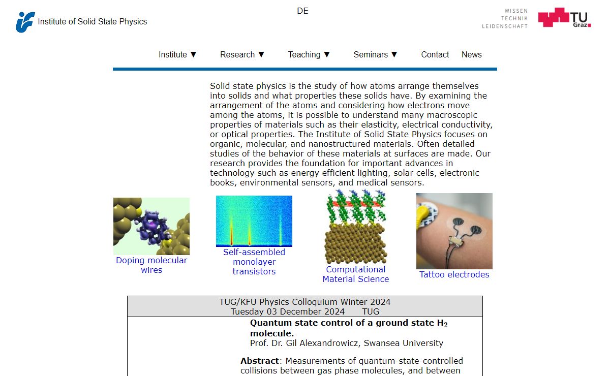 Institute of Solid State Physics