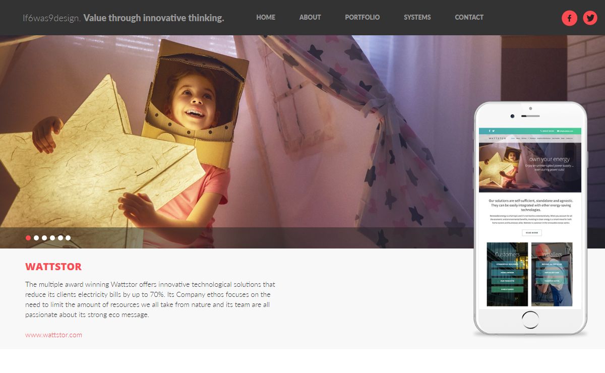 If6was9design. Value through innovative thinking.