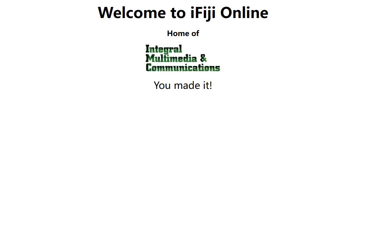 Welcome to iFiji Online