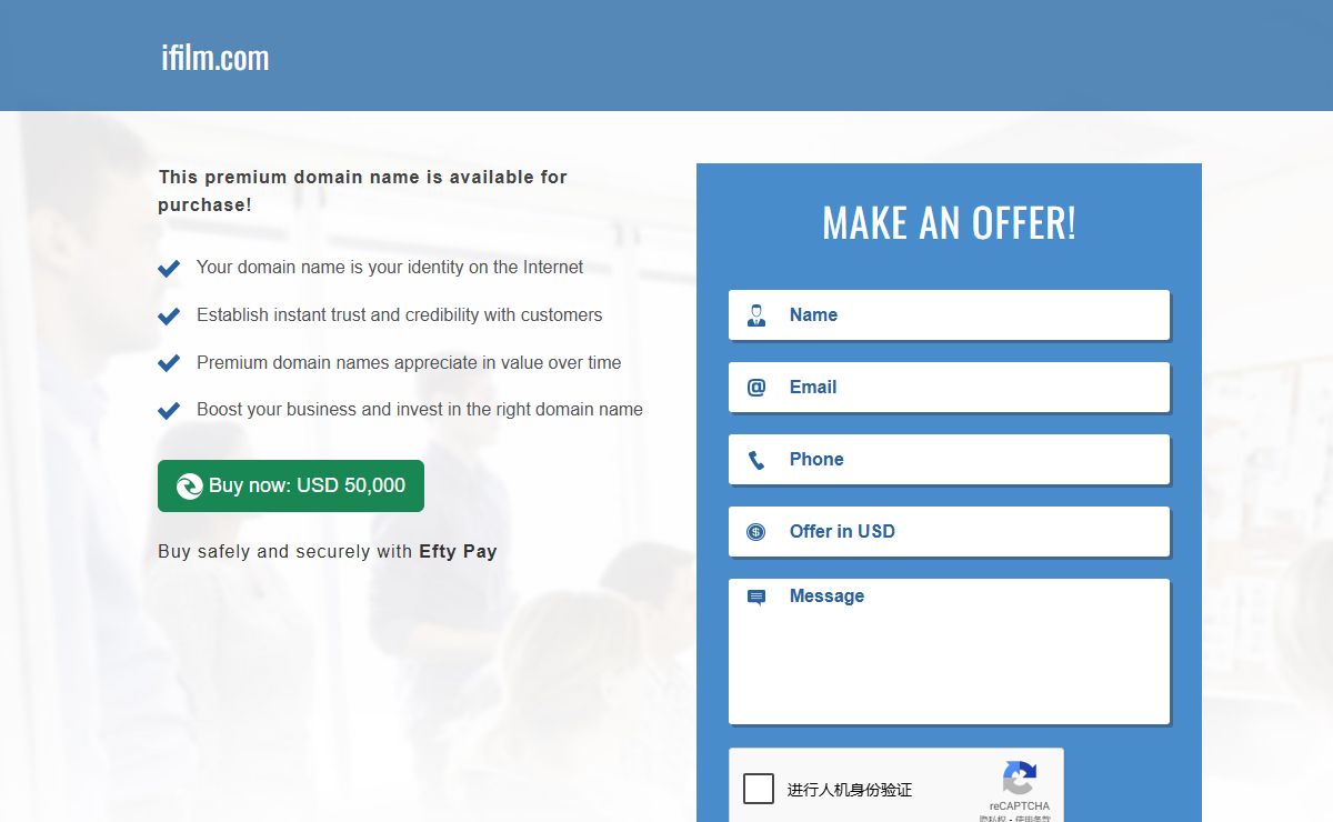 ifilm.com domain name is for sale. Inquire now.
