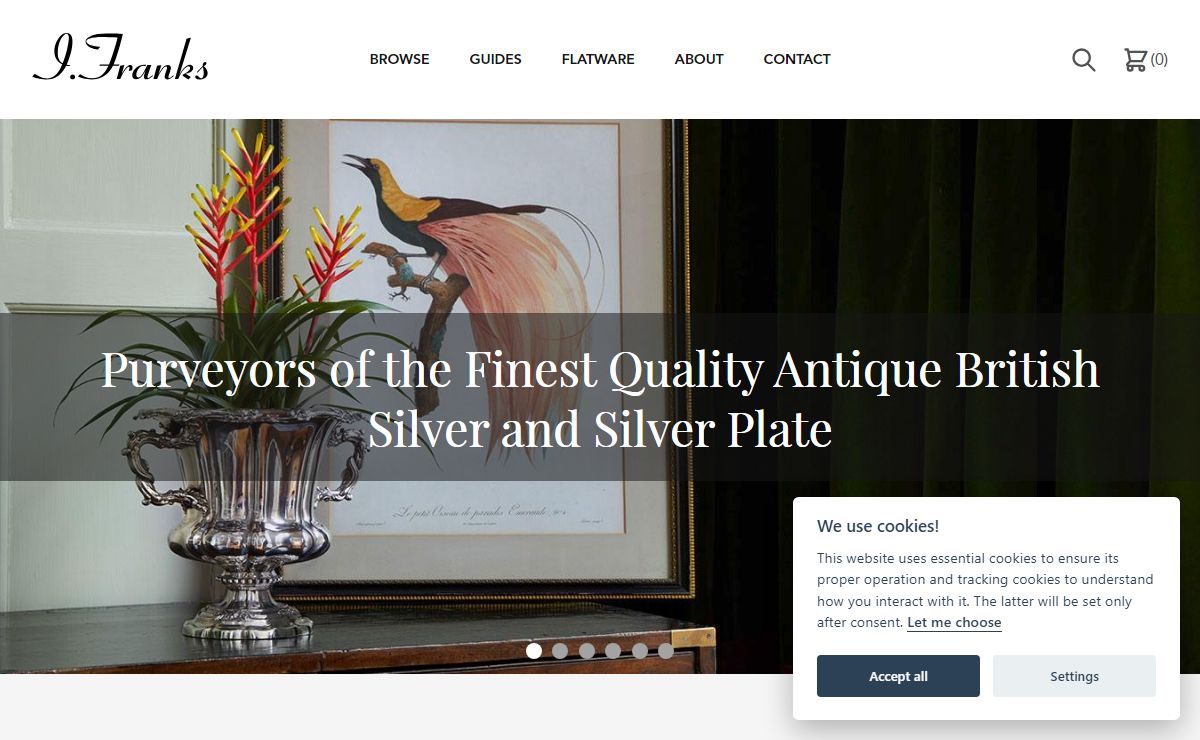 I.Franks Silver - Specialists in antique and 20th century silver
