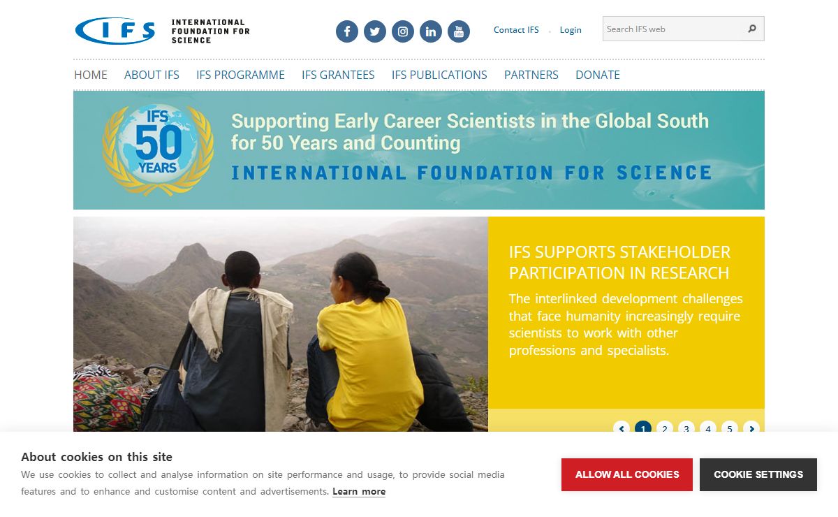 IFS - International Foundation for Science - Home