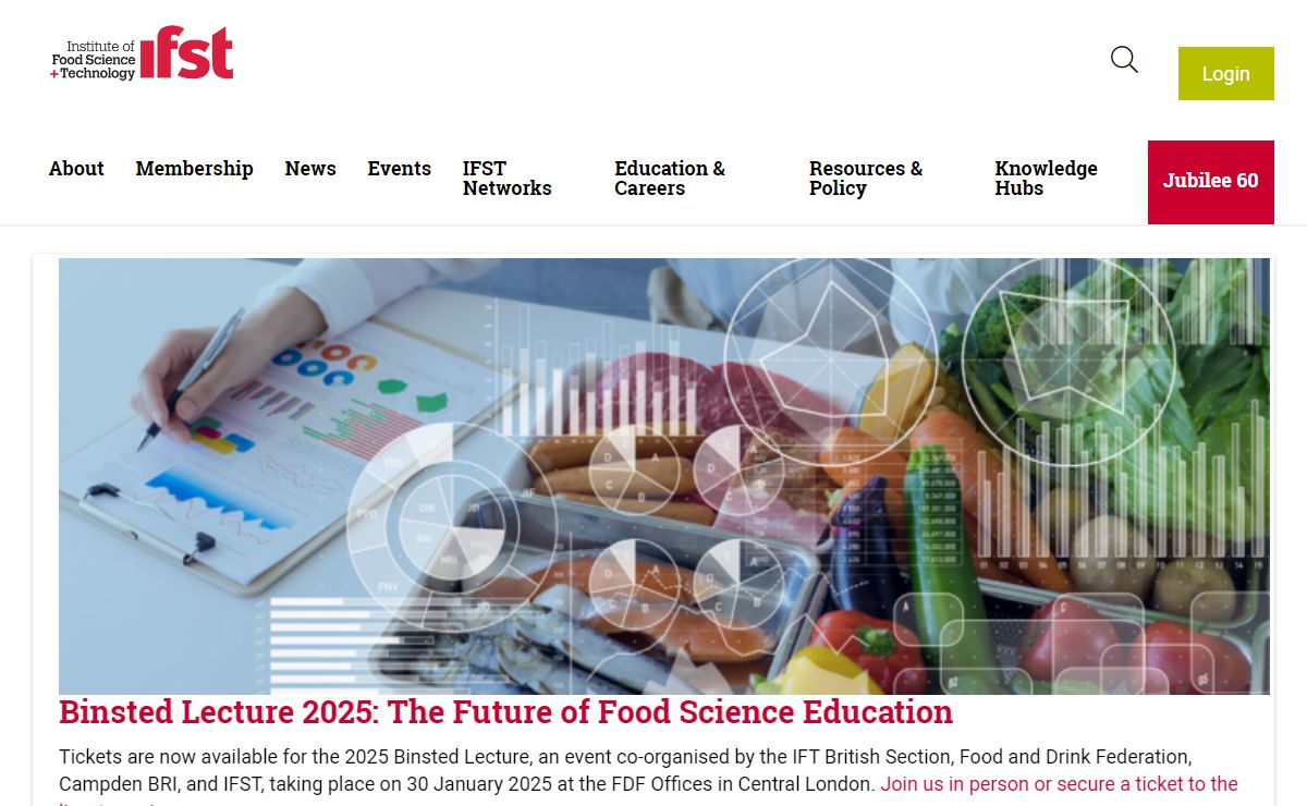 Institute of Food Science and Technology | IFST
