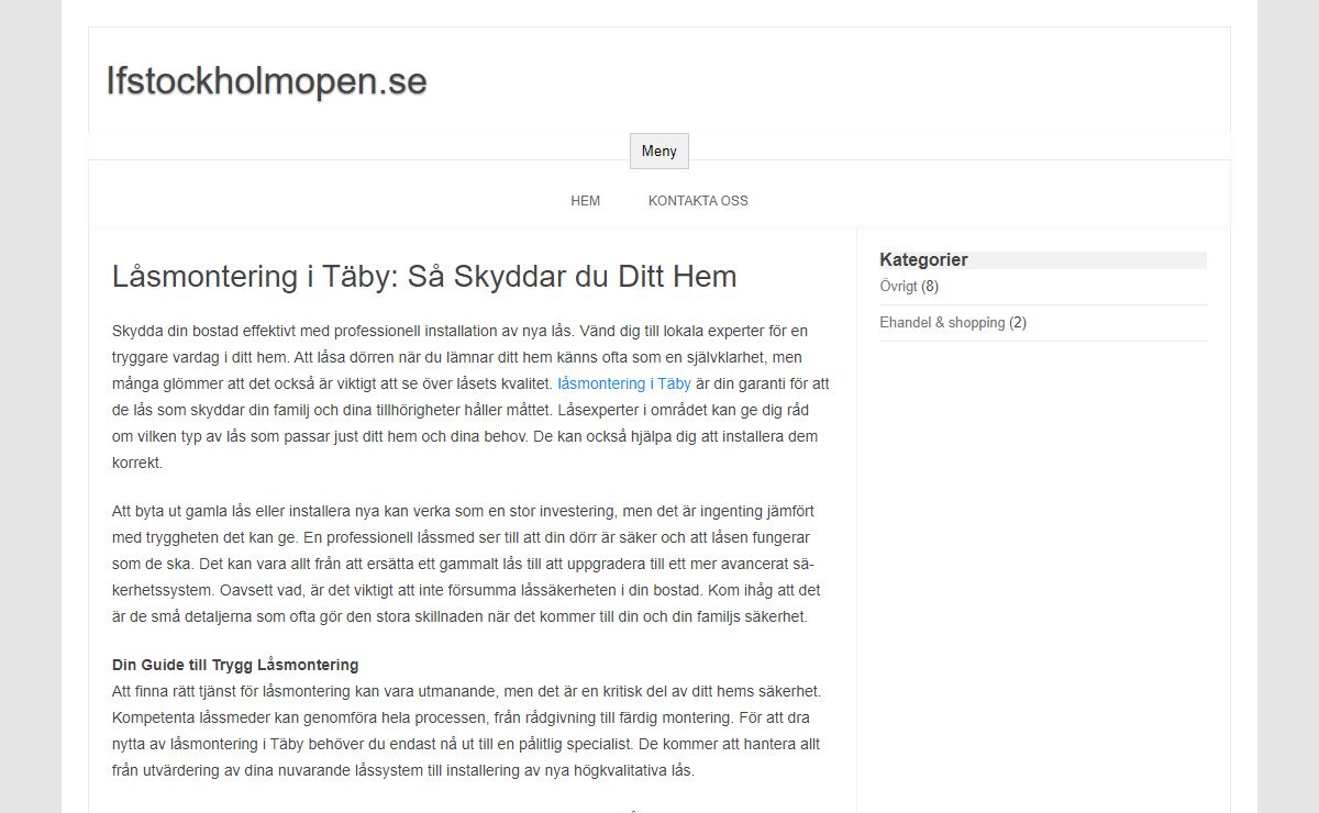 Ifstockholmopen.se