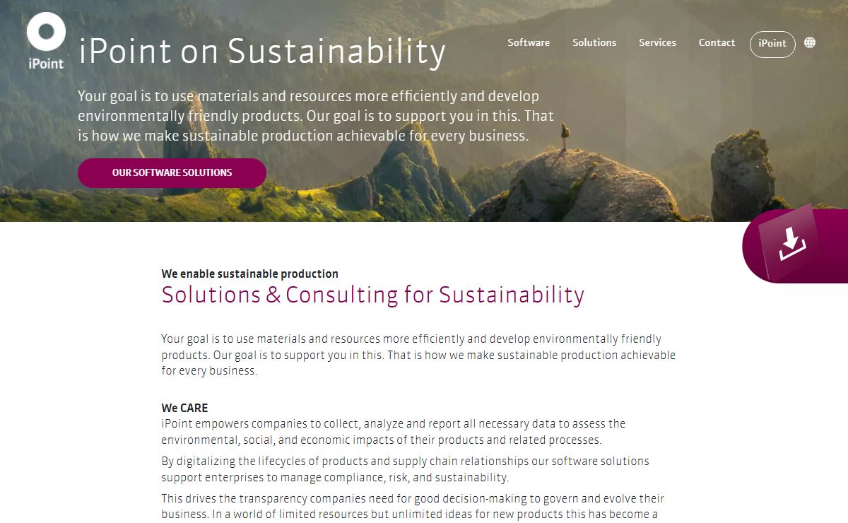 Solutions & Consulting for Sustainability | iPoint