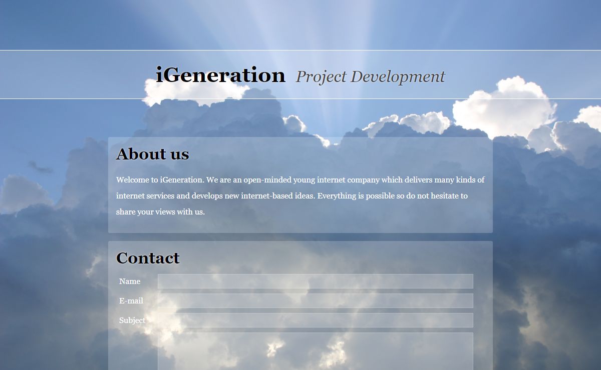 iGeneration | Project Development