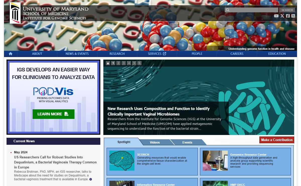 Institute for Genome Sciences