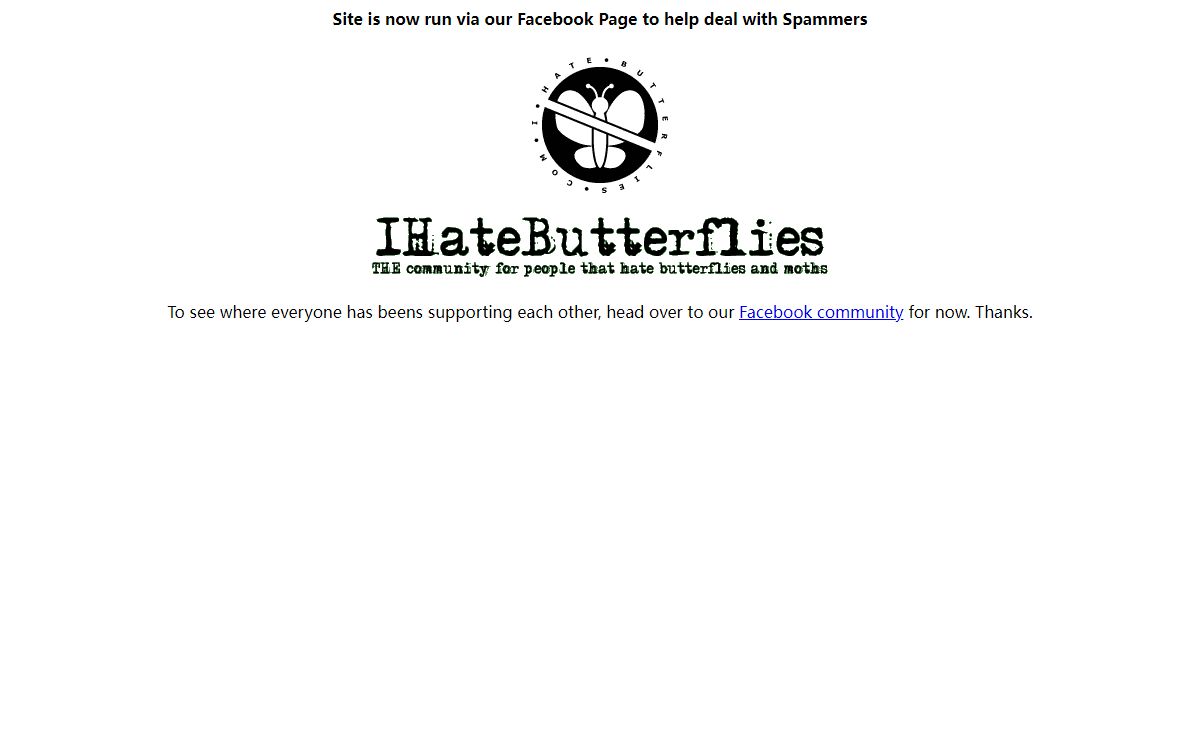 I Hate Butterflies