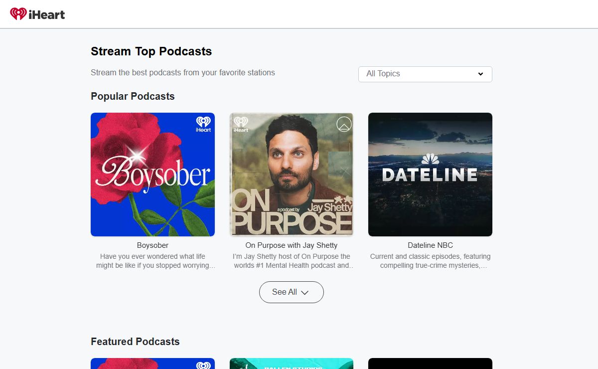 Listen to the Best Podcasts & Shows Online, Free | iHeart