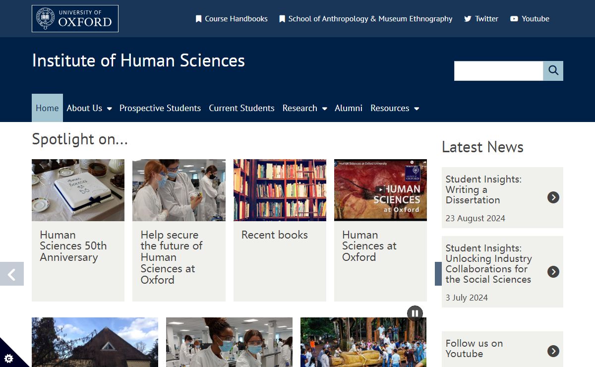 Home | Institute of Human Sciences