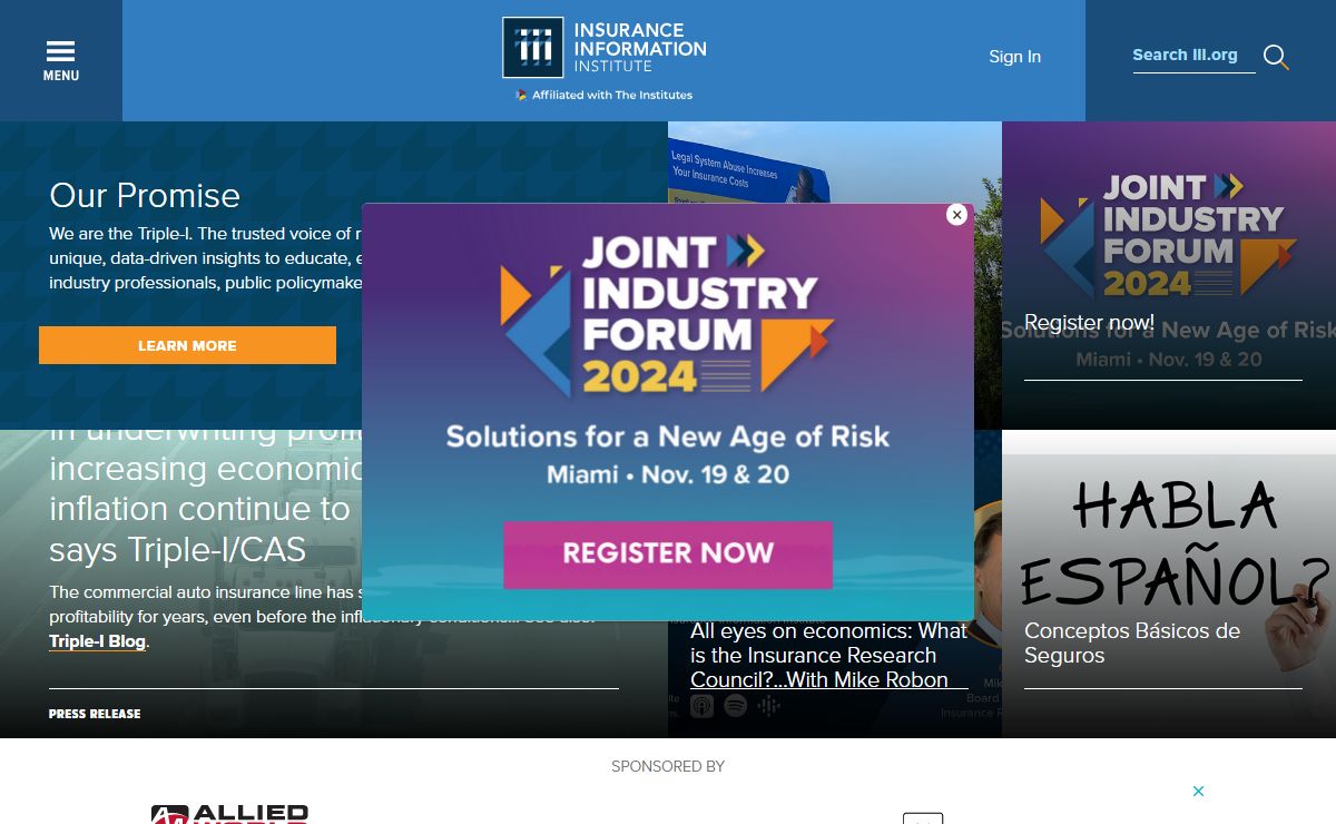 III | We are the trusted source of unique, data-driven insights on insurance to inform and empower consumers.