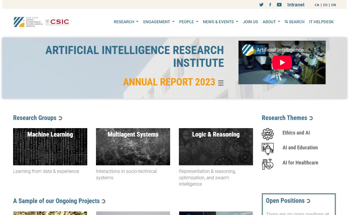 ARTIFICIAL INTELLIGENCE RESEARCH INSTITUTE