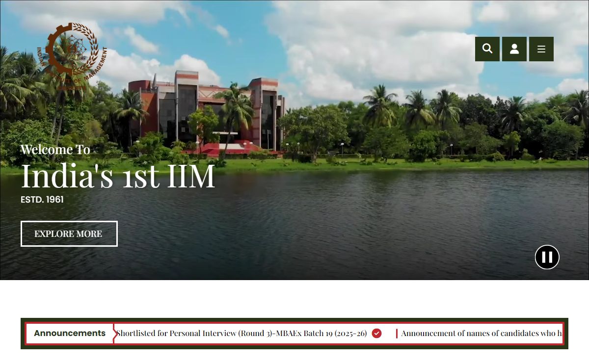 Home | IIM Calcutta