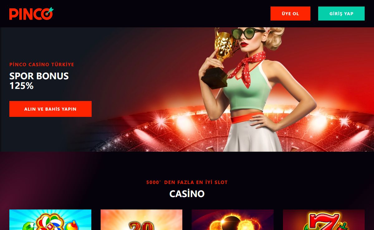 Pinco Casino - Türkiye’nin Online Eğlence Merkezi