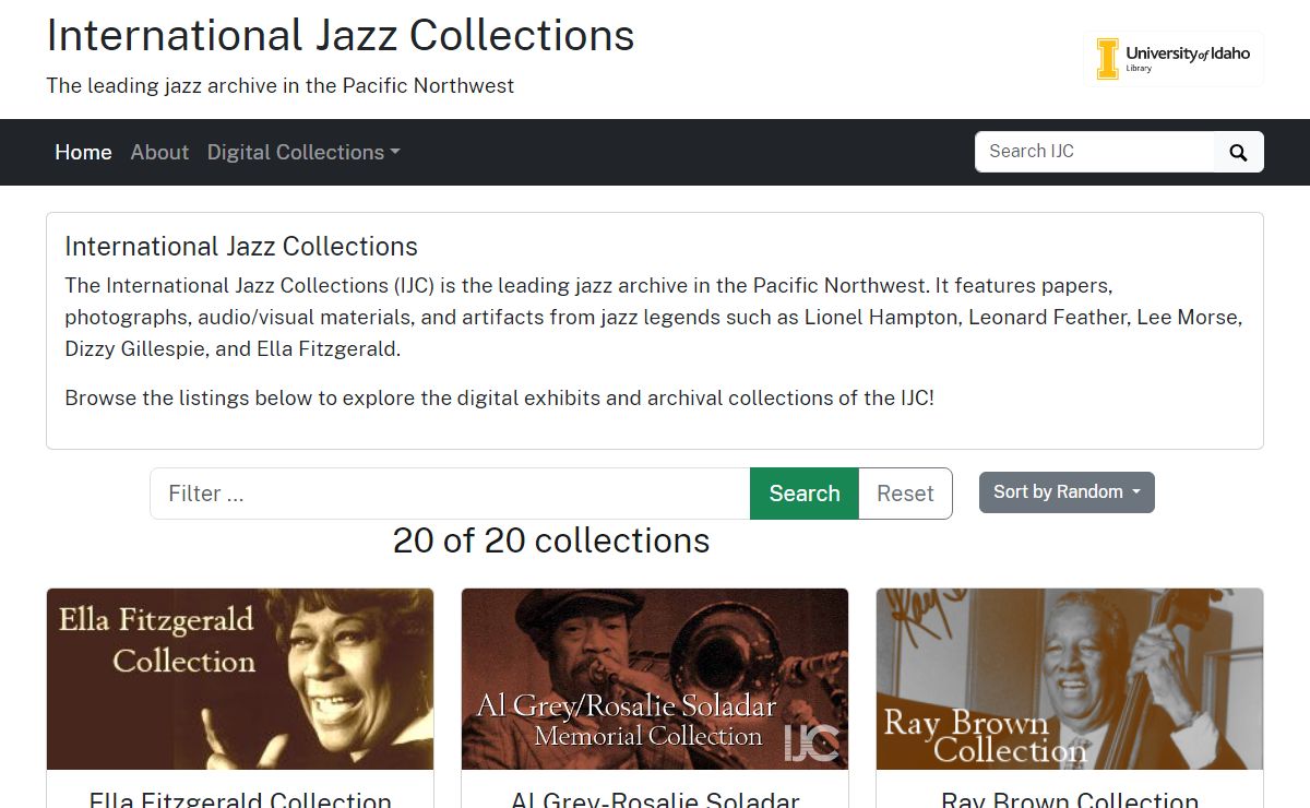 IJC Home | International Jazz Collections