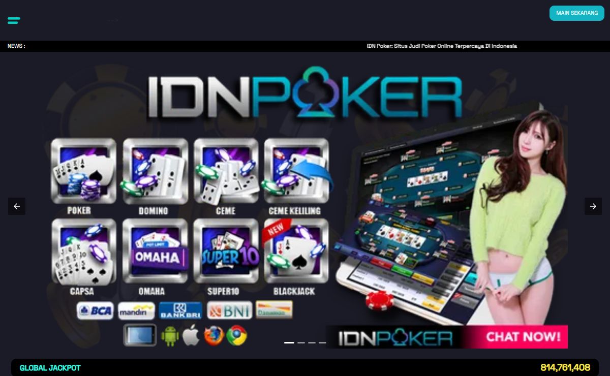 IDN Poker: Situs Judi Poker Online Terpercaya Di Indonesia