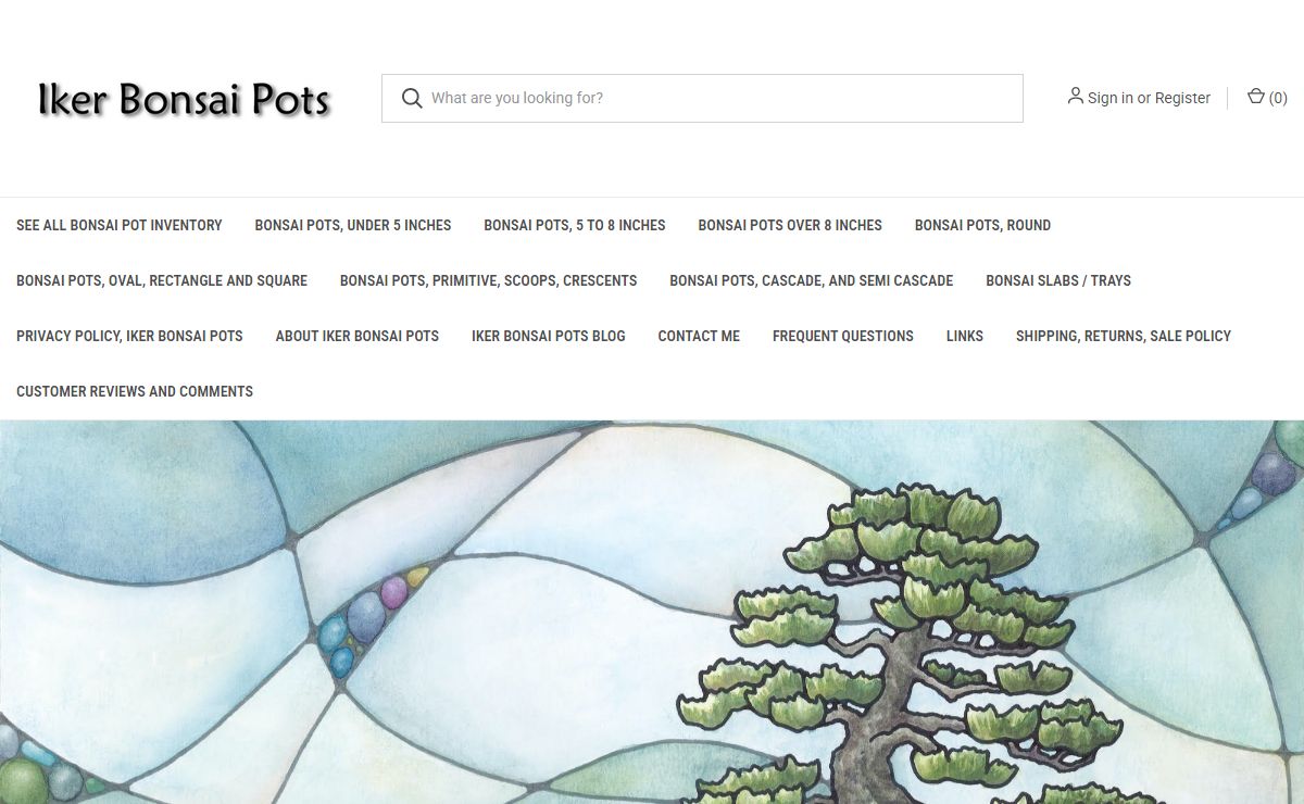 Handcrafted Bonsai Pots by Chuck Iker, Iker Bonsai Pots