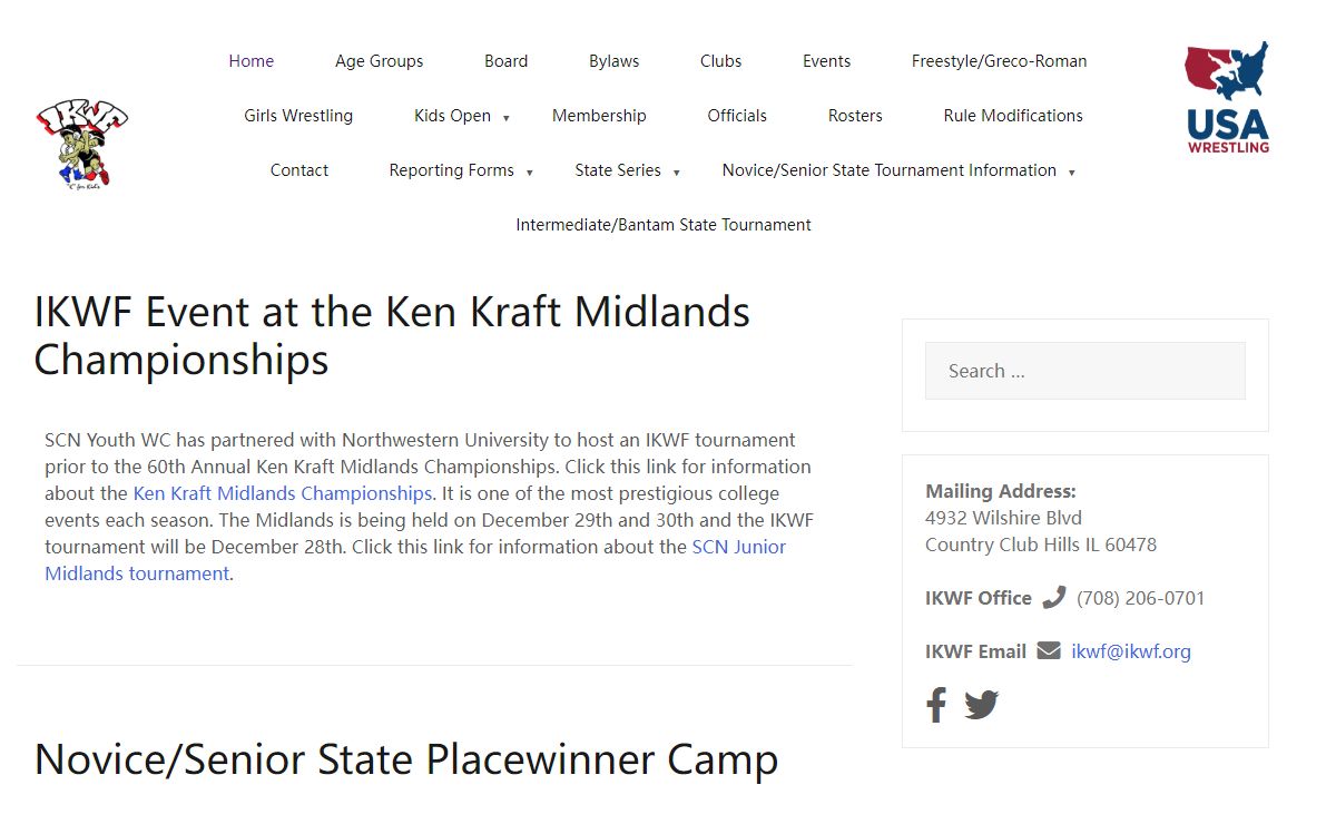 IKWF – Illinois Kids Wrestling Federation