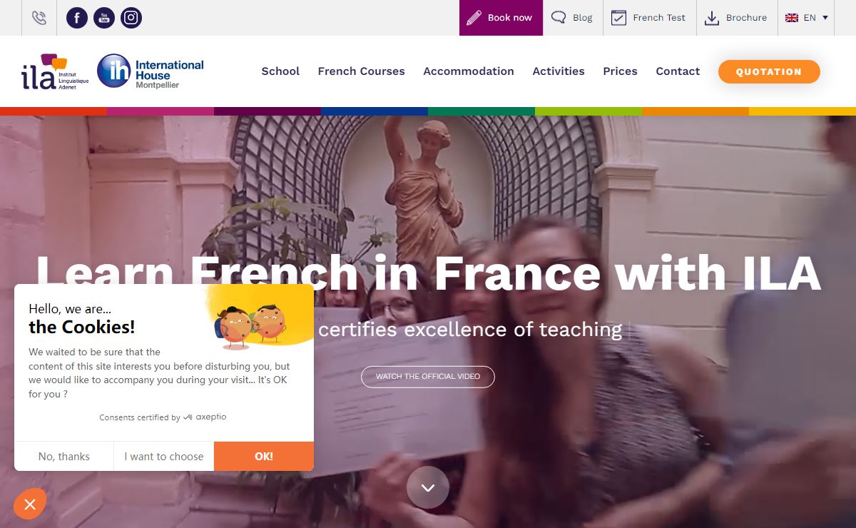 Learn French in France | Montpellier French Language School: ILA