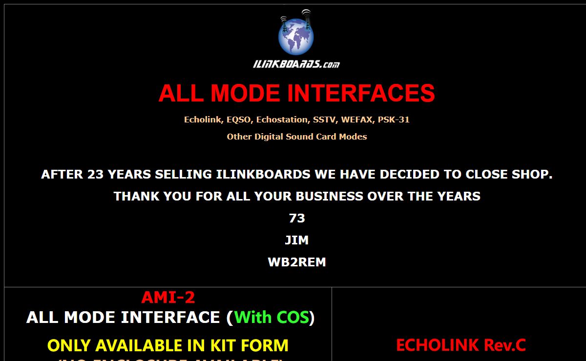ECHOLINK *** I-LINK BOARDS, KITS & PARTS ECHOLINK ILINK BOARDS Echolink boards for echolink operation