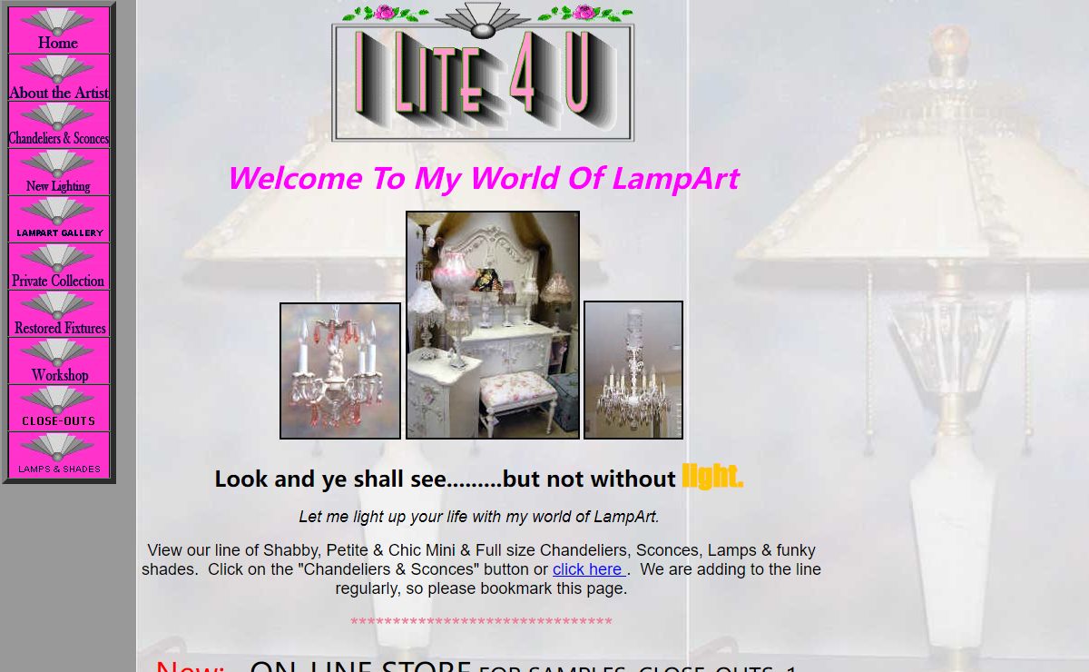 I Lite 4 U-Antique & Vintage Lighting Creations
