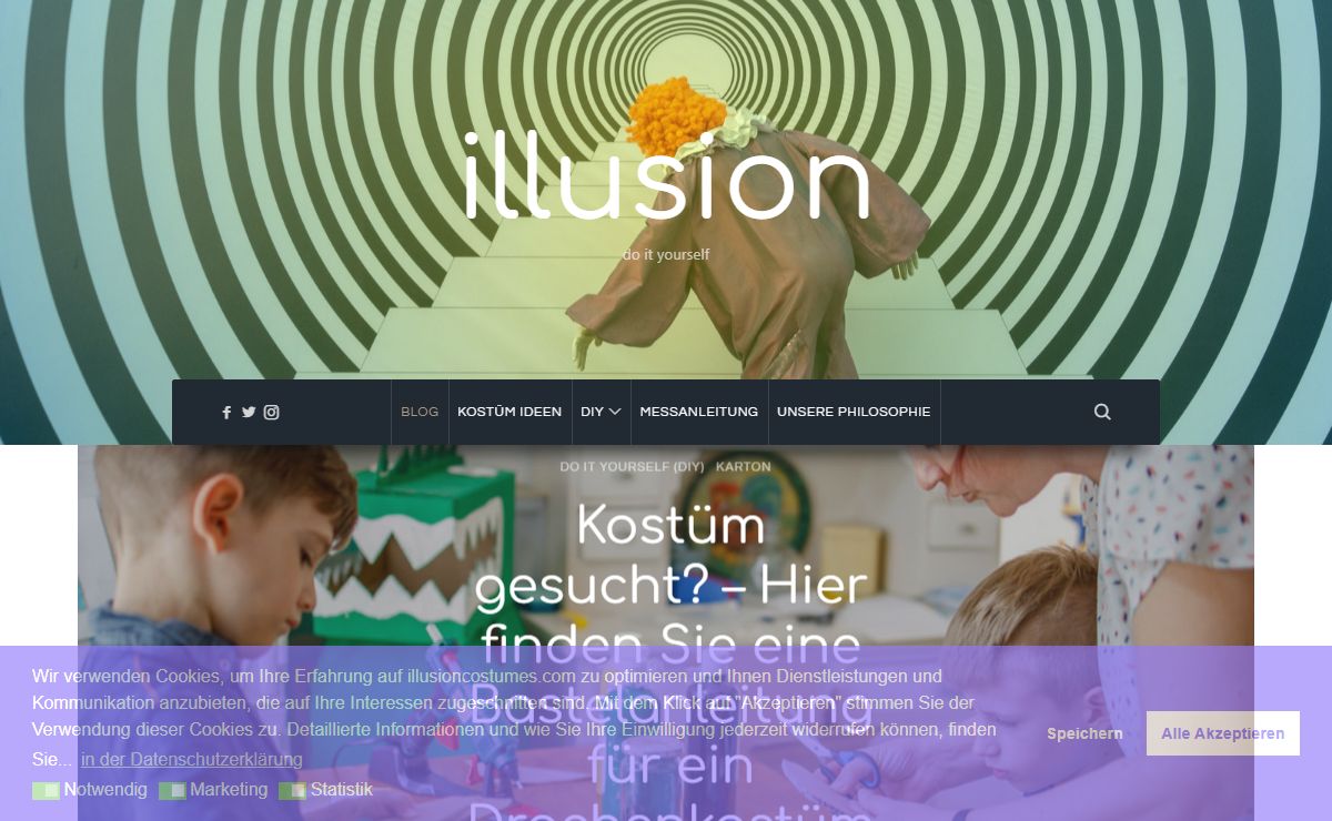 illusion ⋆ Ausgefallene Kostüm-Ideen zum Selbermachen