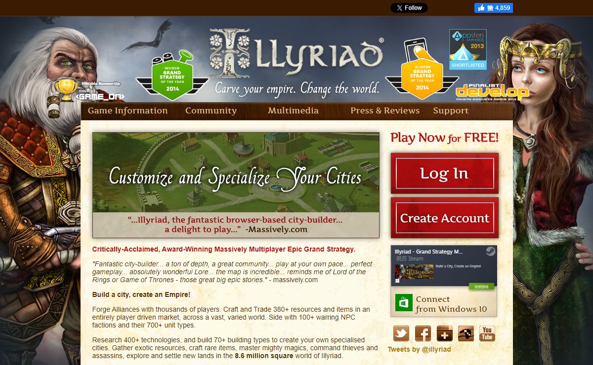 Illyriad - Grand Strategy MMO