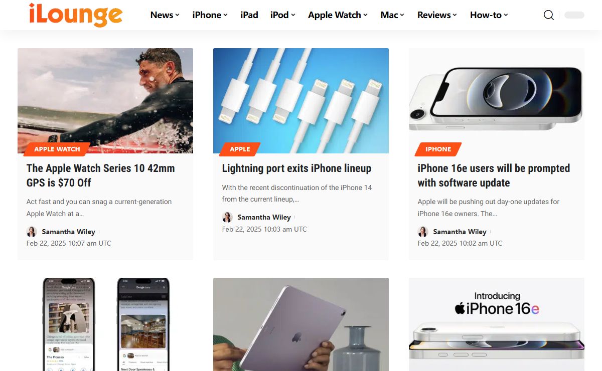 iLounge: All things iPod, iPhone, iPad and Beyond