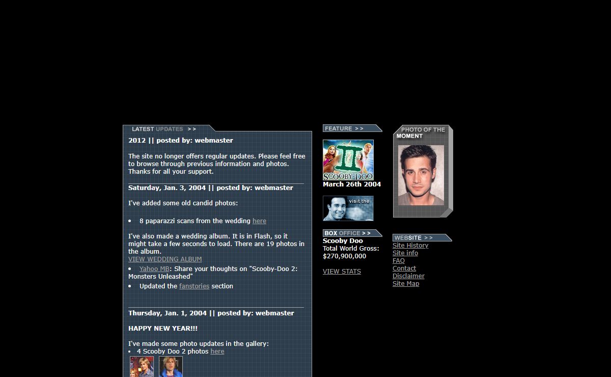 Freddie Prinze Jr. - Welcome to ILoveFreddie.com