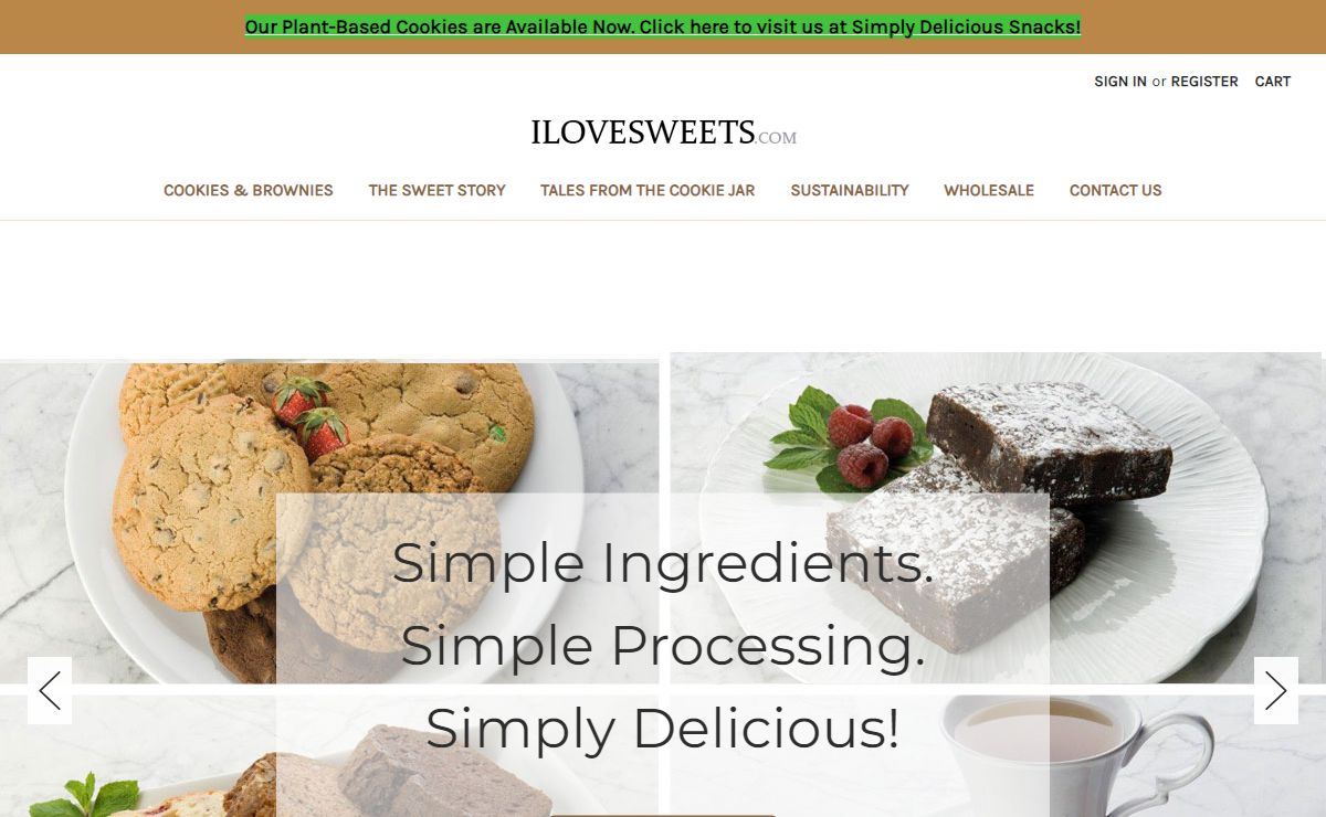 Wholesale Bakery, Cookies, Brownies & More – ilovesweets.com