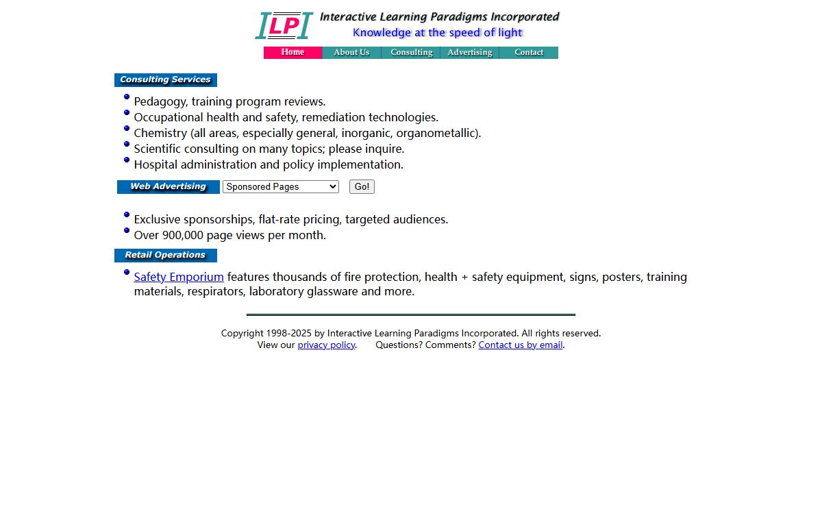 Interactive Learning Paradigms, Incorporated
