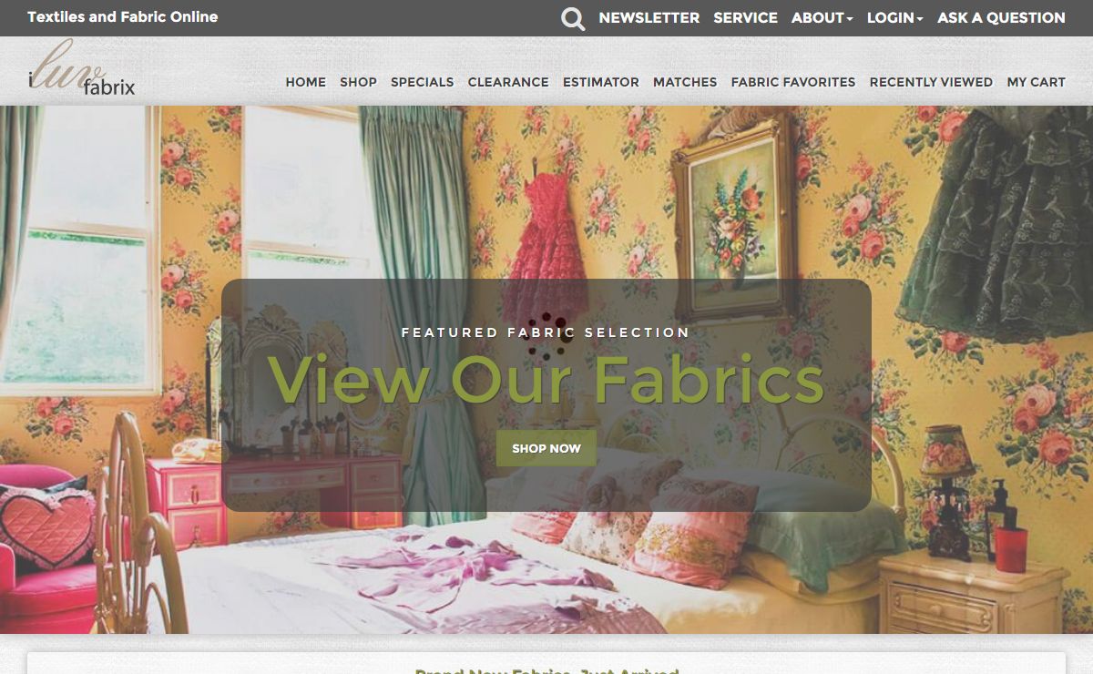 Home | Designer Fabrics | Decorator Fabrics |Online Fabric Store | I Luv Fabrix